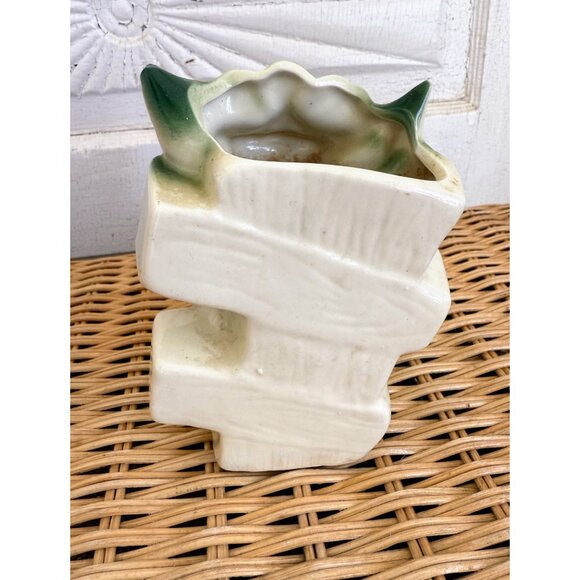 Vintage 50's Anthropomorphic Whimsical Bunny Rabbit Planter Vase - Picture 6 of 13